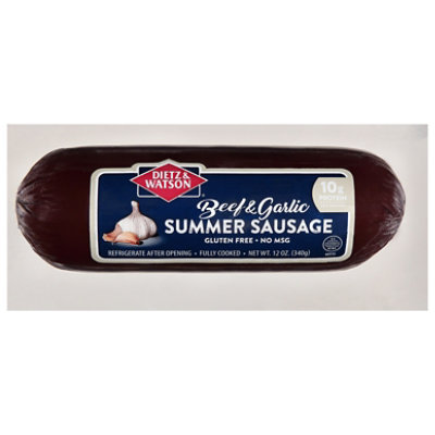 Dietz & Watson Beef Garlic Summer Sausage - 12 OZ - Image 3