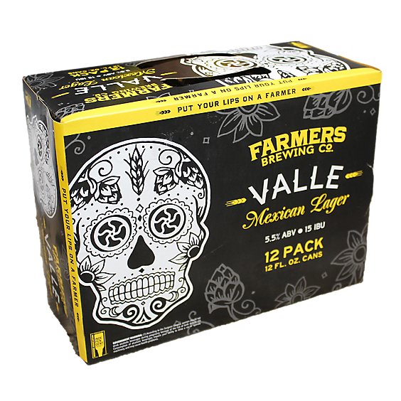 Farmer Brewing Valle Mex  In Cans - 12-12 FZ