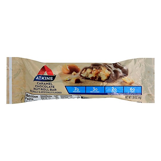 Atkins Caramel Nut Roll Bar - 1.55 OZ