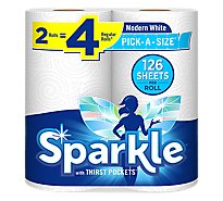 Sparkle Modern White Paper Towels Pick A Size 2 Roll - 2 RL