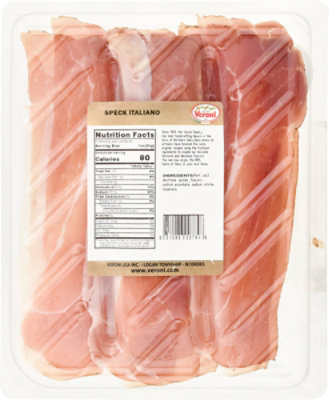 Veroni Pre Sliced Speck Italiano - 3 Oz - Image 6