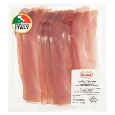 Veroni Pre Sliced Speck Italiano - 3 Oz