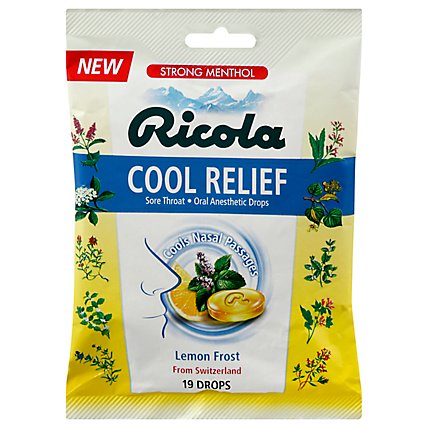 Ricola Cool Relief Lemon Frost - 19 CT - Image 1
