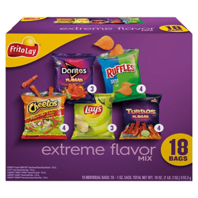 Frito Lay Variety Pack Extreme Flavor Mix - 18 Count - Image 3