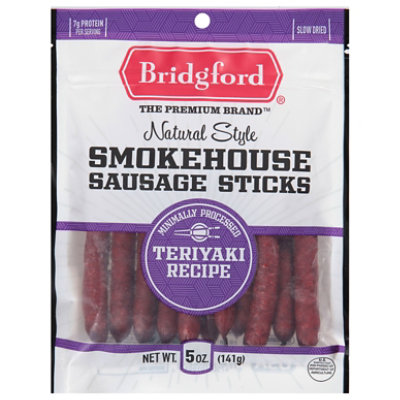 Bridgford Teriyaki Style Smokehouse Sausage Sticks - 5 OZ - jewelosco