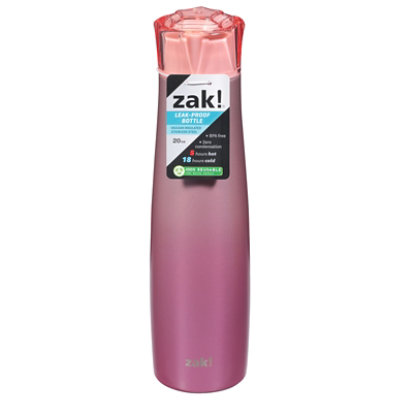 Pink Diamond 20oz Stainless Steel Double Wall Vacuum Jewel Bottle - EA