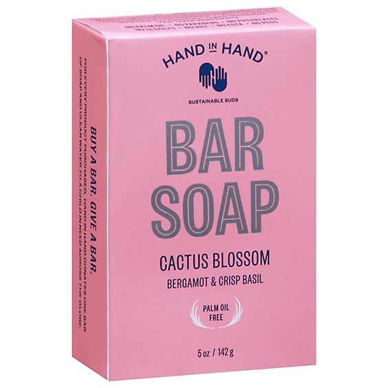 Hand In Hand Cactus Blossom Bar Soap - 5 OZ