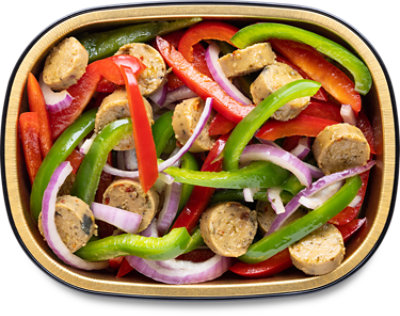 ReadyMeal Plant Based Sausage Peppers & Onions - EA