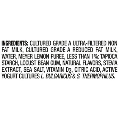 Too Good & Co. Good Save Meyer Lemon Low Fat Lower Sugar Gluten Free Greek Yogurt - 5.3 Oz - Image 4