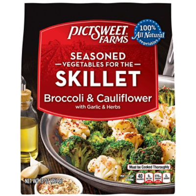 PictSweet Farms Seasoned Vegetables for The Skillet Broccoli & Cauliflower - 13 OZ