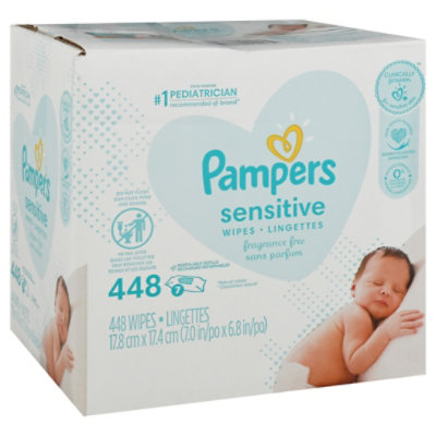 Pampers Sensitive Wipes 7x - 448 CT