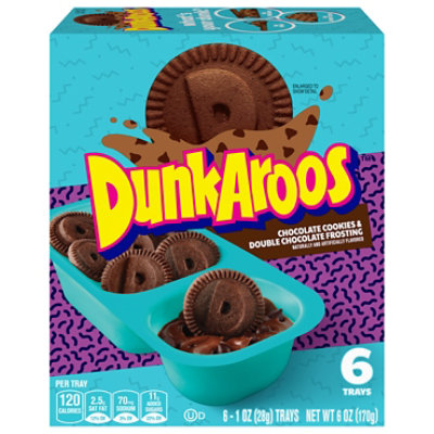 Dunkaroos Vanilla Cookies and Chocolate Frosting 6 - 1.5 Oz.  - Image 1