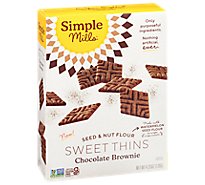 Simple Mills Sweet Thins Choc Brownie - 4.25 OZ