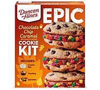 Duncan Hines Epic Baking Kit Chocolate Chip Caramel Cookie Kit - 20.8 Oz