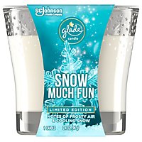 Glade Snow Much Fun Jar Scented Candle Air Freshener - 3.4 Oz - Image 1