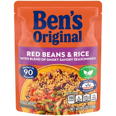 Ben's Original Ready Red Beans And Rice with Smokey Savory Seasonings Pouch - 8.5 Oz - Image 4