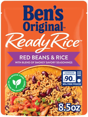 Ben's Original Ready Red Beans And Rice with Smokey Savory Seasonings Pouch - 8.5 Oz