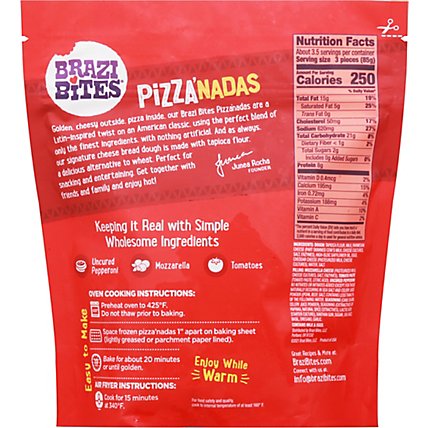 Brazi Bites Pizzanadas Cheese & Pprni - 10 OZ - Image 6