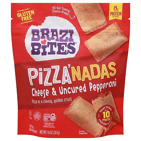 Brazi Bites Pizzanadas Cheese & Pprni - 10 OZ