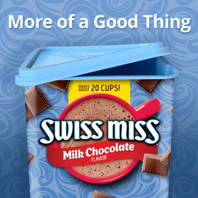 Swiss Miss Milk Chocolate Flavor Hot Cocoa Mix Canister - 22.23 Oz - Image 2