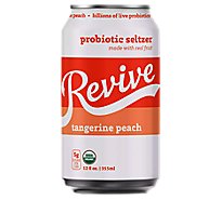 Revive Tangerine Peach Sparkling Probiotic - 12 Fl. Oz.