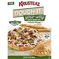 Krusteaz Whole Wheat Dough It Your Way Quick Rise Dough Mix - 14.14 Oz - Image 2