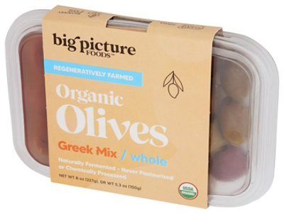 Big Picture Olive Organic Greek Mix Whole - 5.3 OZ - Image 4
