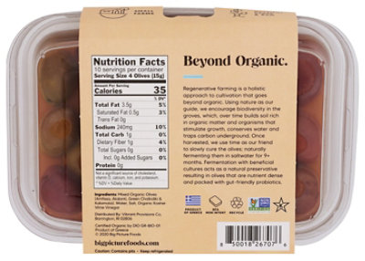 Big Picture Olive Organic Greek Mix Whole - 5.3 OZ - Image 2