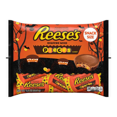 Hersheys Reeses Stuffed with Reeses Pieces Snack Size Bag
