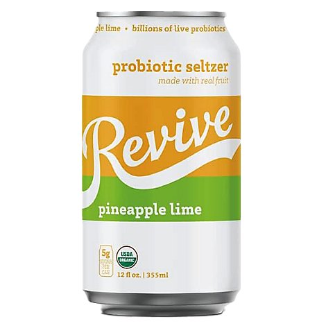 Revive Pineapple Lime Sparkling Probiotic - 12 Fl. Oz.