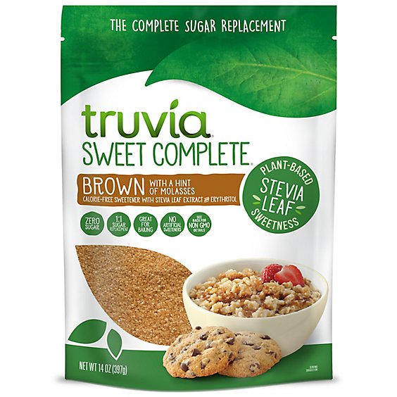 Truvia Sweet Complete Brown Sweetener From The Stevia Leaf Bag - 14 Oz