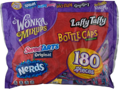 Ferrera Wonka Mixups Nerds Sweetarts LaffyTaffy Halloween Bags 180 Count - 43.76 Oz - Image 2