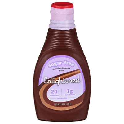 Enlightened Chocolate Syrup Sugar Free - 14 OZ - Image 2