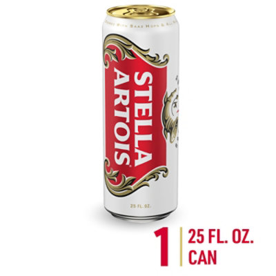 Stella Artois Lager Beer Can - 25 Fl. Oz.