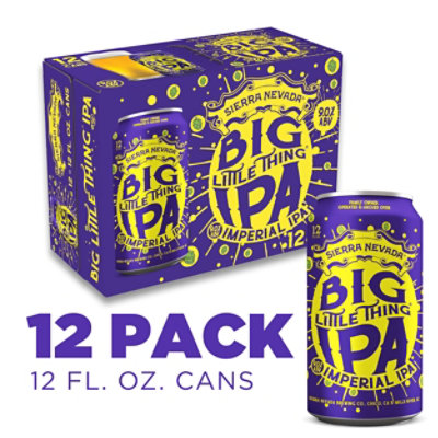 Sierra Nevada Big Little Thing Imperial IPA Beer In Can - 12-12 Oz