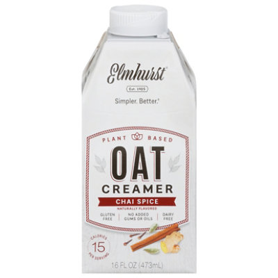 Elmhurst Oat Creamer Chai Spice - 16 OZ - Image 3