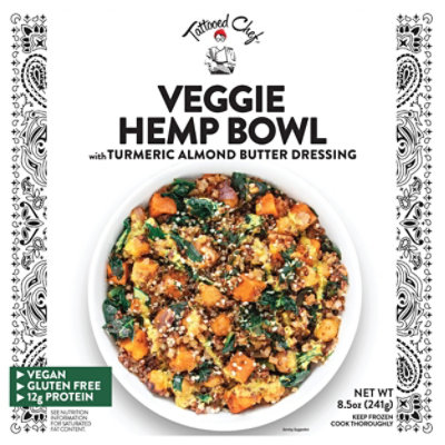 Tattooed Chef Entree Veggie Hemp Bowl - 8.5 Oz