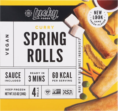 Lucky Foods Spring Roll Curry - 8.5 OZ - Image 2