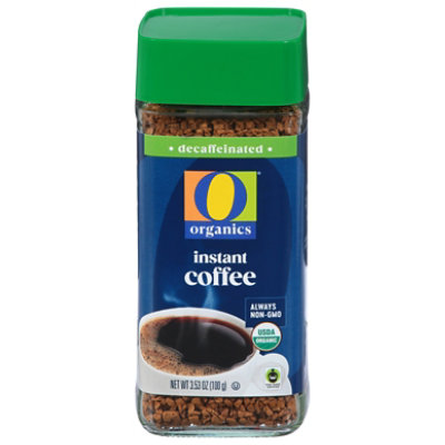 O Organics Coffee Instant Decaffeinated - 3.53 Oz