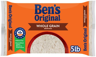 Ben's Original Original Parboiled Whole Grain Brown Dry Rice Bag - 5 Oz - Image 1