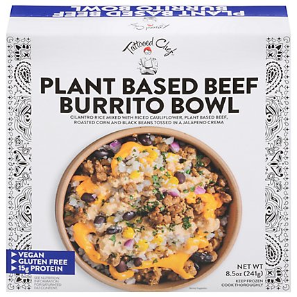 Tattooed Chef Entree Plant Based Burrito Bowl - 8.5 Oz - Image 2