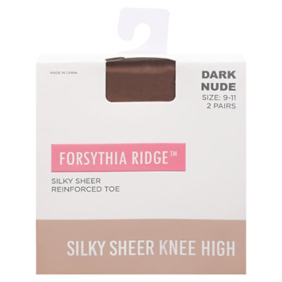 Fr Wmn Knee Highs Nude - 2 CT - Image 3