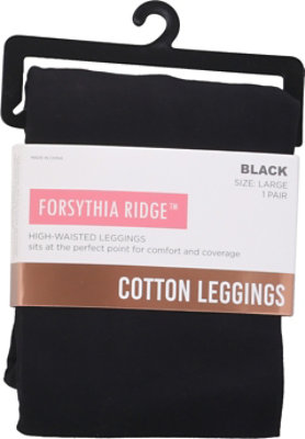 Fr Wmn Leggings Black Lrg - EA - Image 2