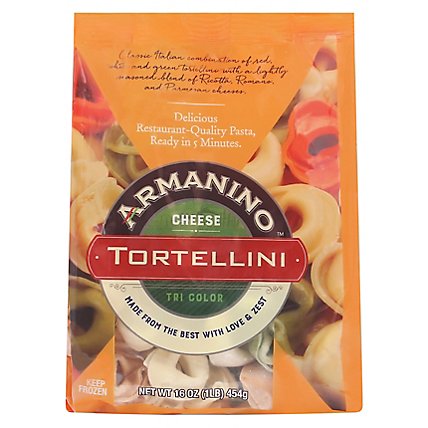 Tri Color Cheese Tortellini - 1 LB - Image 3
