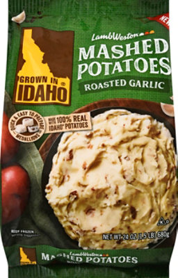 Grown In Idaho Mashed Potatoes Roasted Garlic - 24 Oz - Image 1