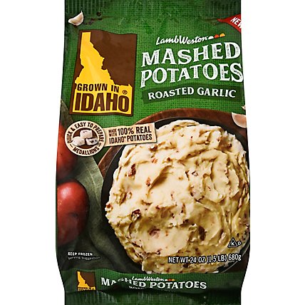 Grown In Idaho Mashed Potatoes Roasted Garlic - 24 OZ - Image 1