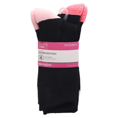 Fr Wmn Hiking Sock Pink - 2 CT - Image 3