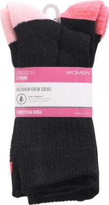 Fr Wmn Hiking Sock Pink - 2 CT - Image 2