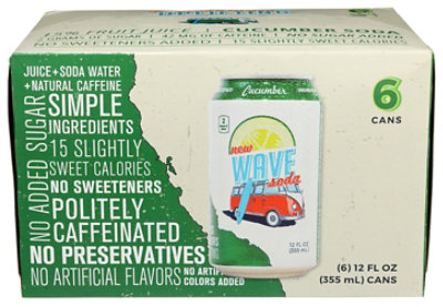 Wave Soda Cucumber 6pack - 6-12FZ - Image 1