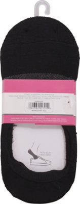 Fr Wmn Liners Cush Ath Blk - 3 CT - Image 4